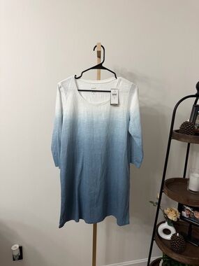 J. Jill White Scoop Neck Tunic
